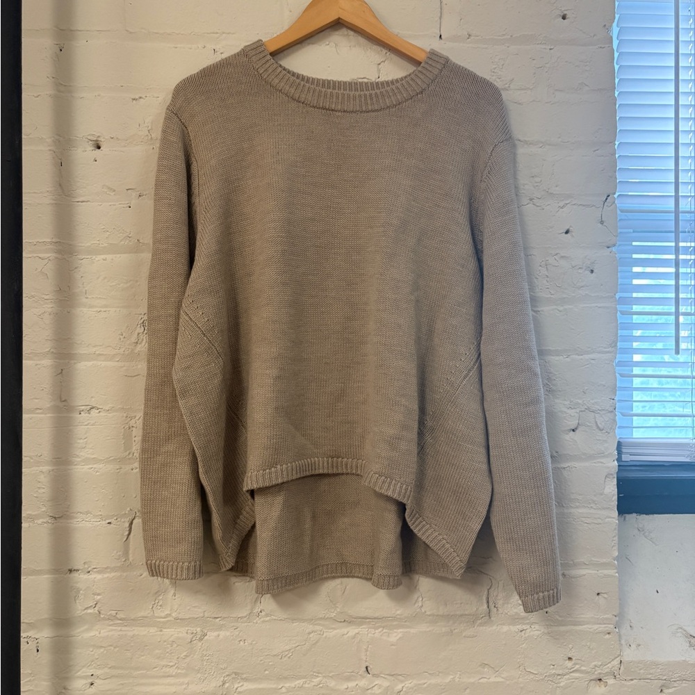 Kit and Ace Cozy Merino Wool Tan Sweater
